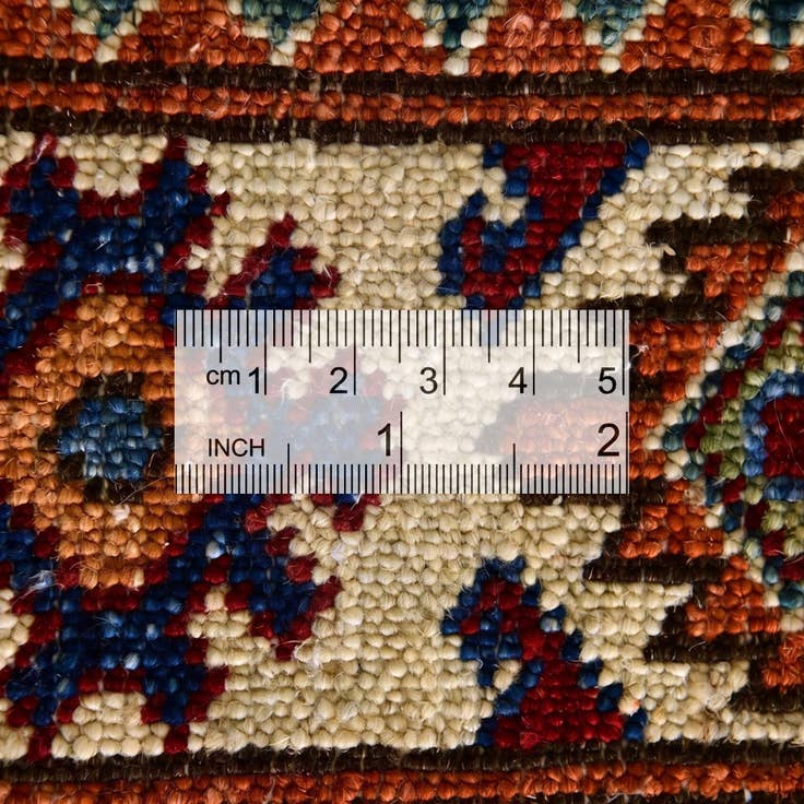 Detail image of 3' 3 x 4' 11 Hand Knotted Kazak Rug
