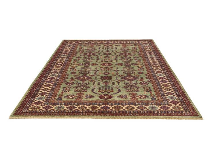 Detail image of 5' 10 x 7' 10 Hand Knotted Kazak Rug
