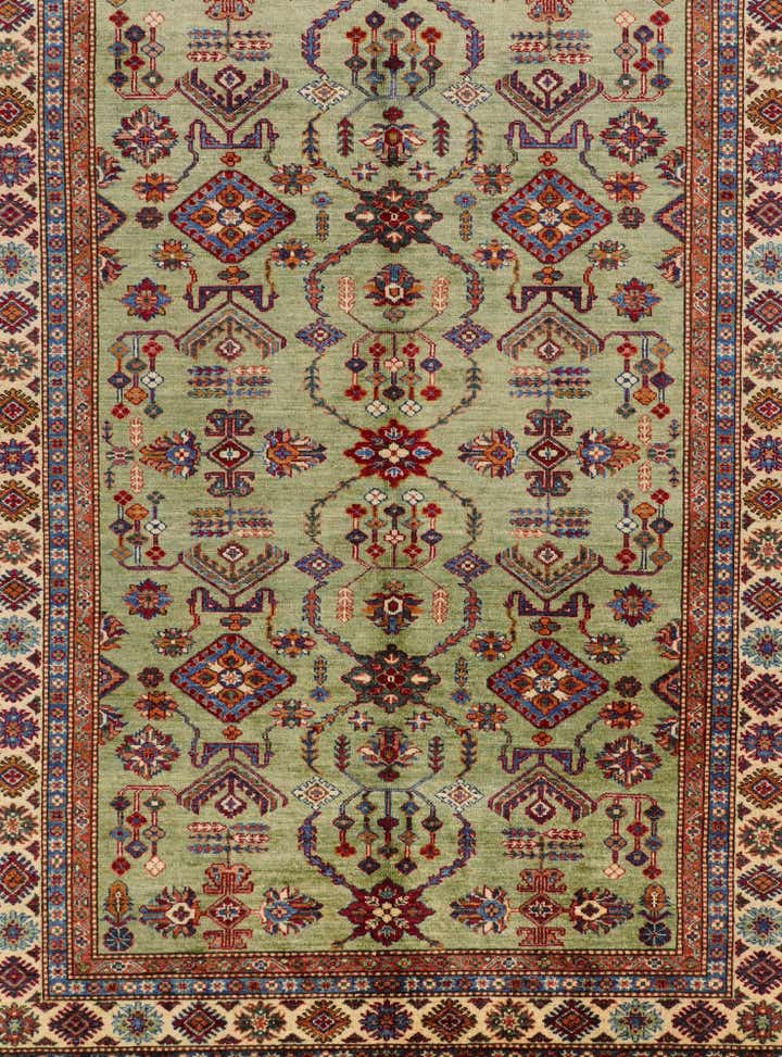 5' 10 x 7' 10 Hand Knotted Kazak Rug