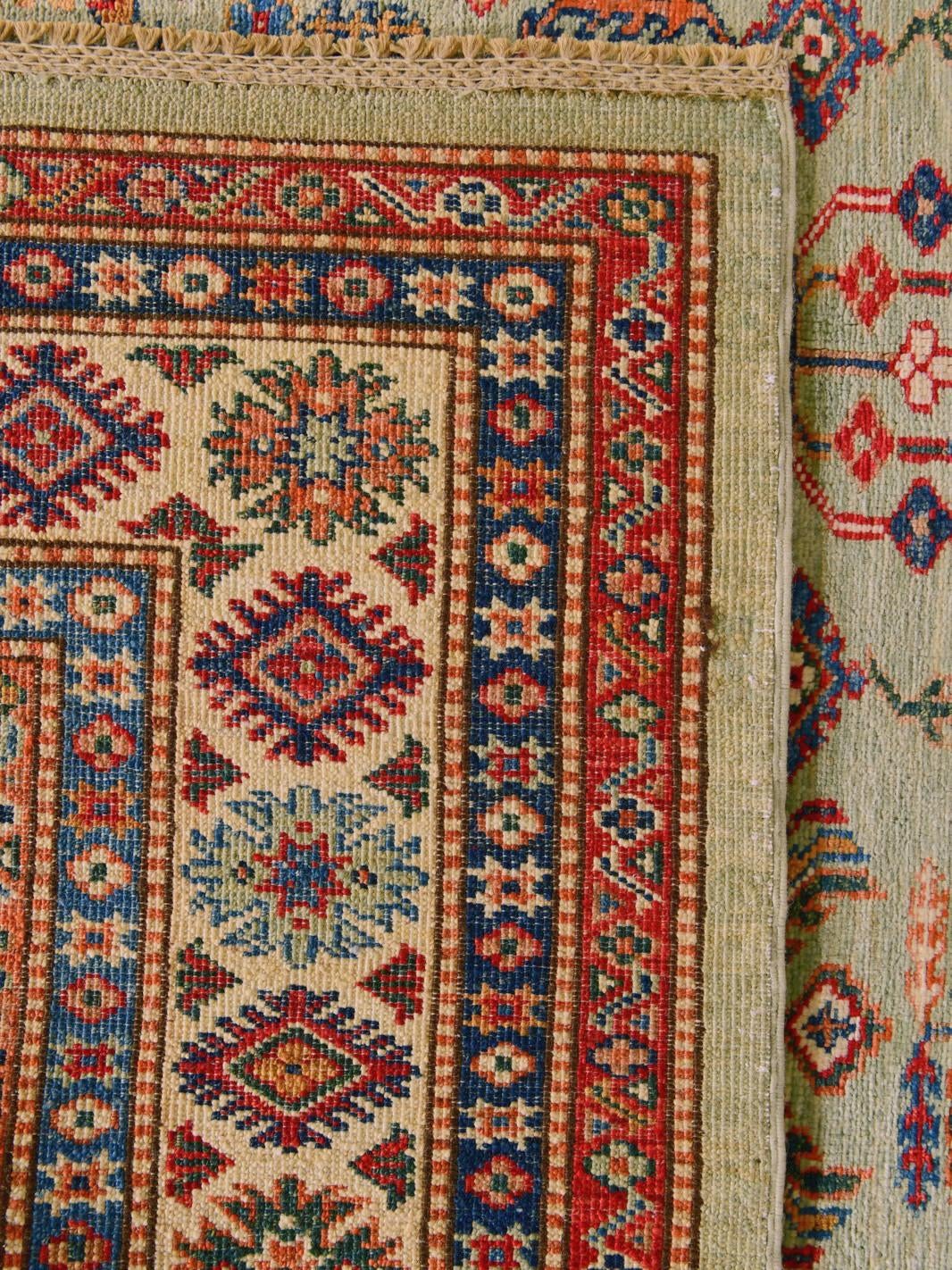 Detail image 12 of 12: 5' 10 x 7' 10 Hand Knotted Kazak Rug