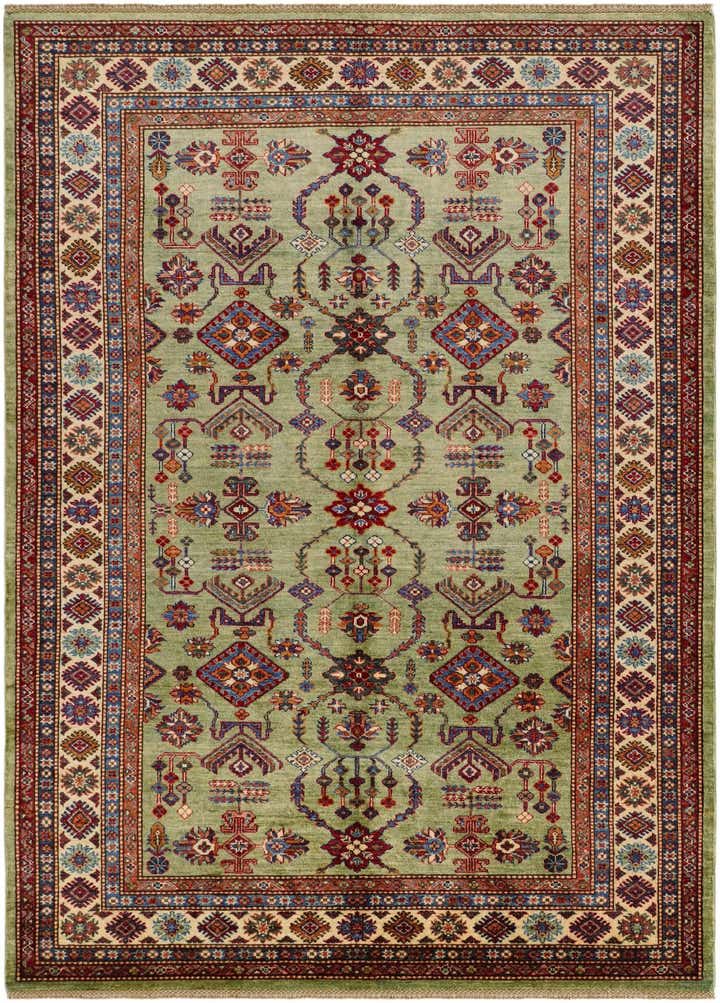 5' 10 x 7' 10 Hand Knotted Kazak Rug