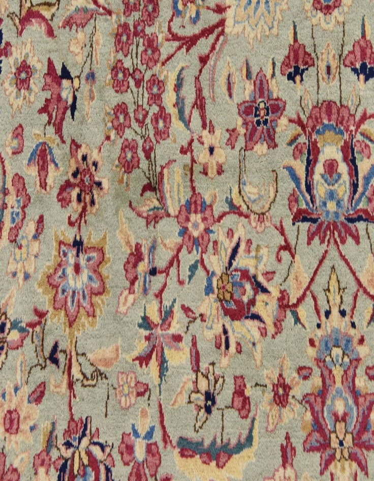 Detail image of 12' 11 x 19' 2  Hand Knotted Kerman Persian Rug