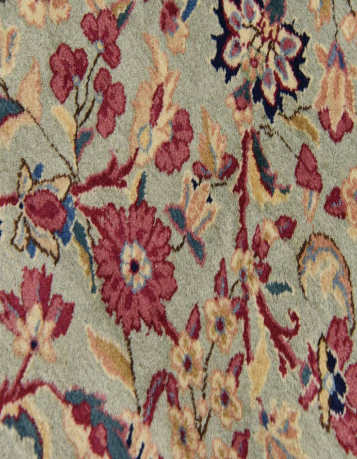 Detail image of 12' 11 x 19' 2  Hand Knotted Kerman Persian Rug