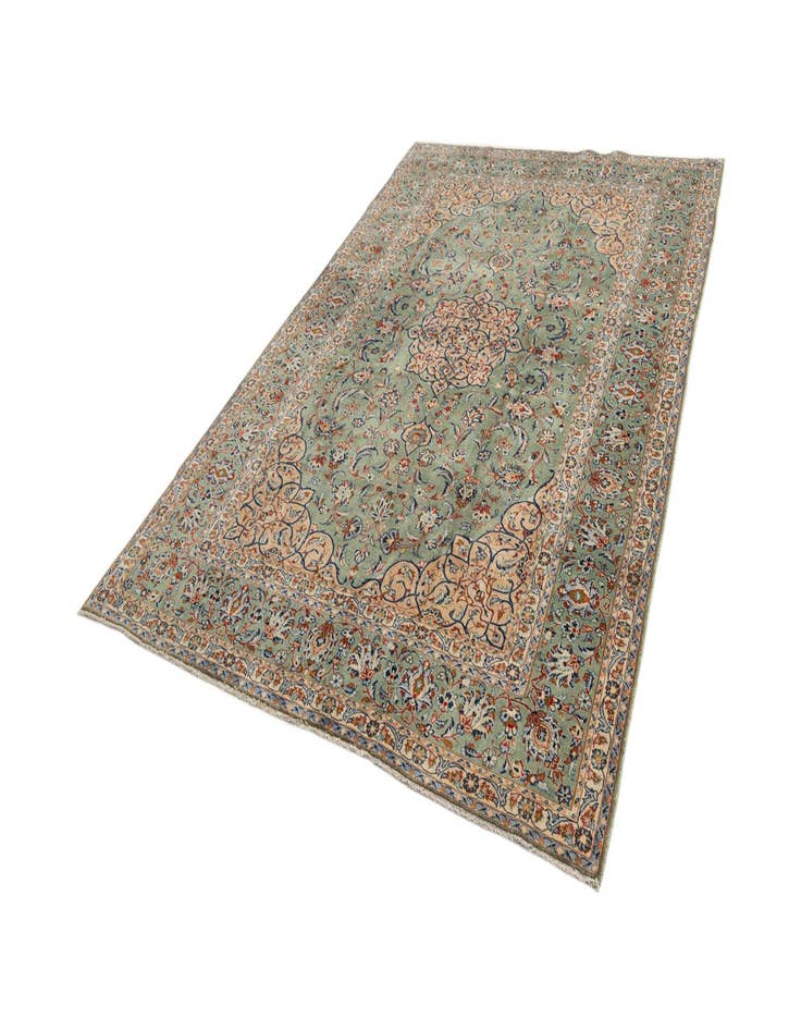 Detail image of 8' 1 x 11' Kerman Wool Rug