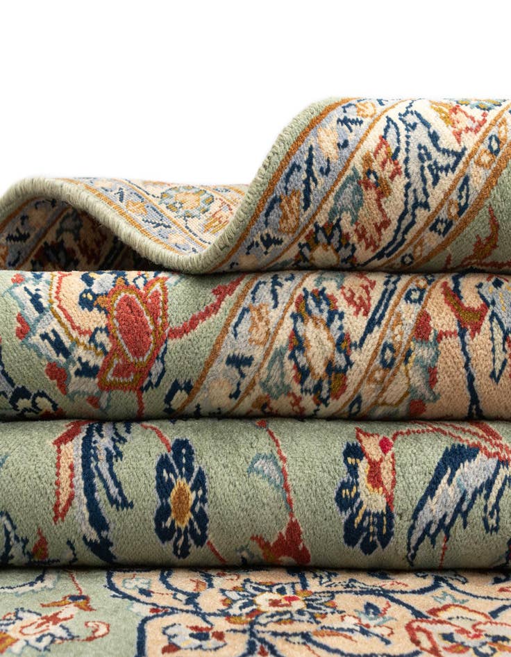 Detail image of 8' 1 x 11' Kerman Wool Rug