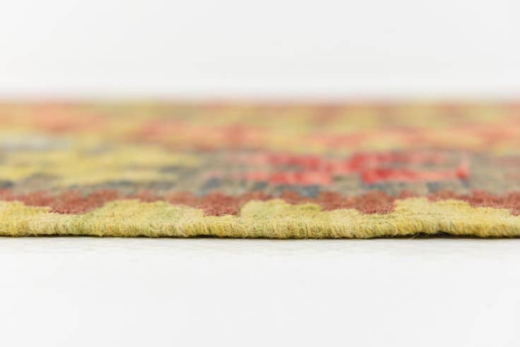 Detail image of 3' 3 x 6' 3 Hand Woven Kilim Maymana Wool Rug