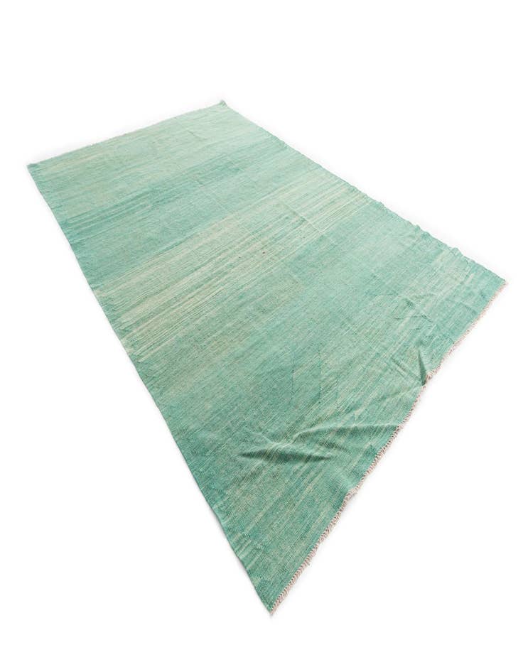 Detail image of 6' 6 x 9' 8  Hand Woven Kilim Modern Wool Rug