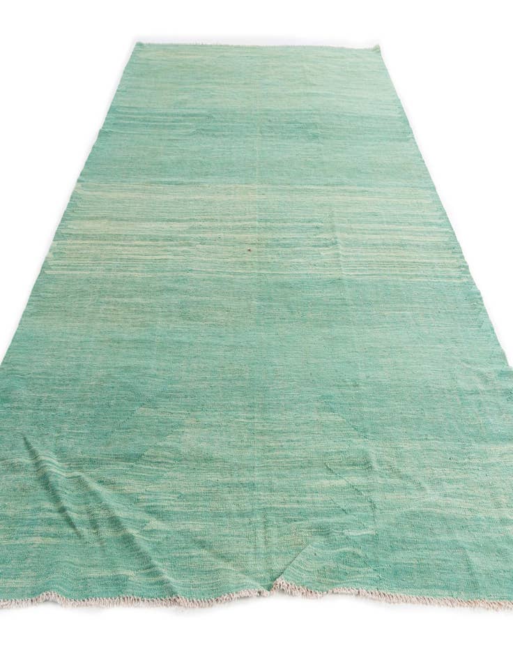 Detail image of 6' 6 x 9' 8  Hand Woven Kilim Modern Wool Rug