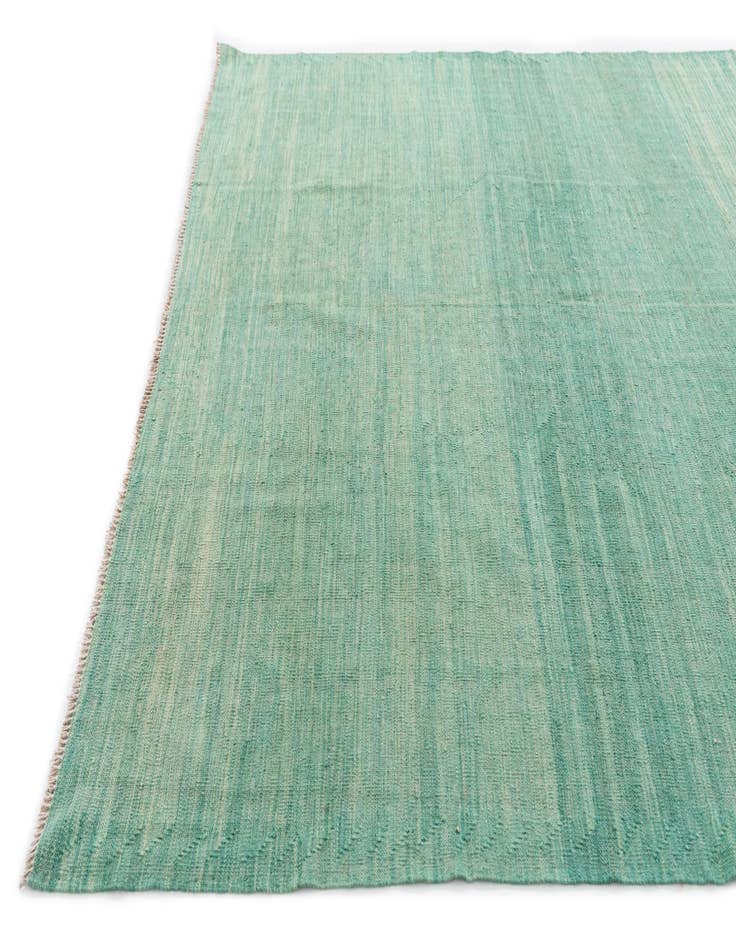 Detail image of 6' 6 x 9' 8  Hand Woven Kilim Modern Wool Rug