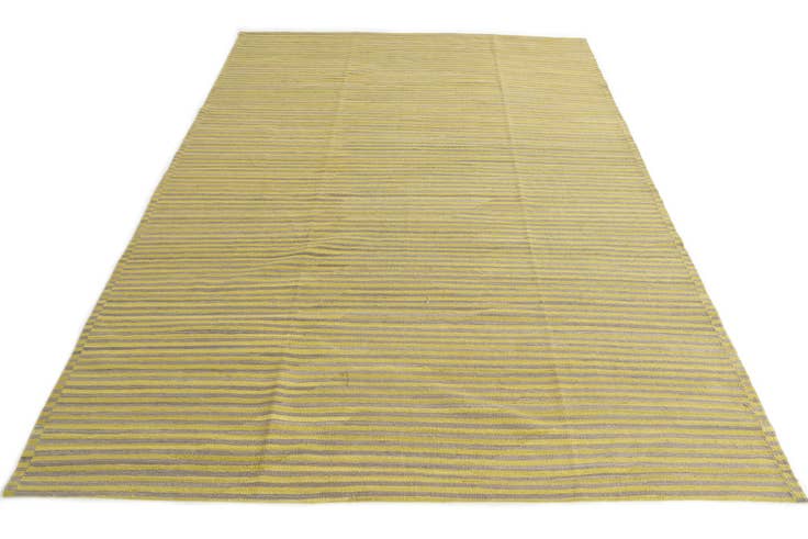 Detail image of 6' 10 x 9' 8 Hand Woven Kilim Modern Wool Rug