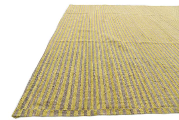6' 10 x 9' 8 Hand Woven Kilim Modern Wool Rug