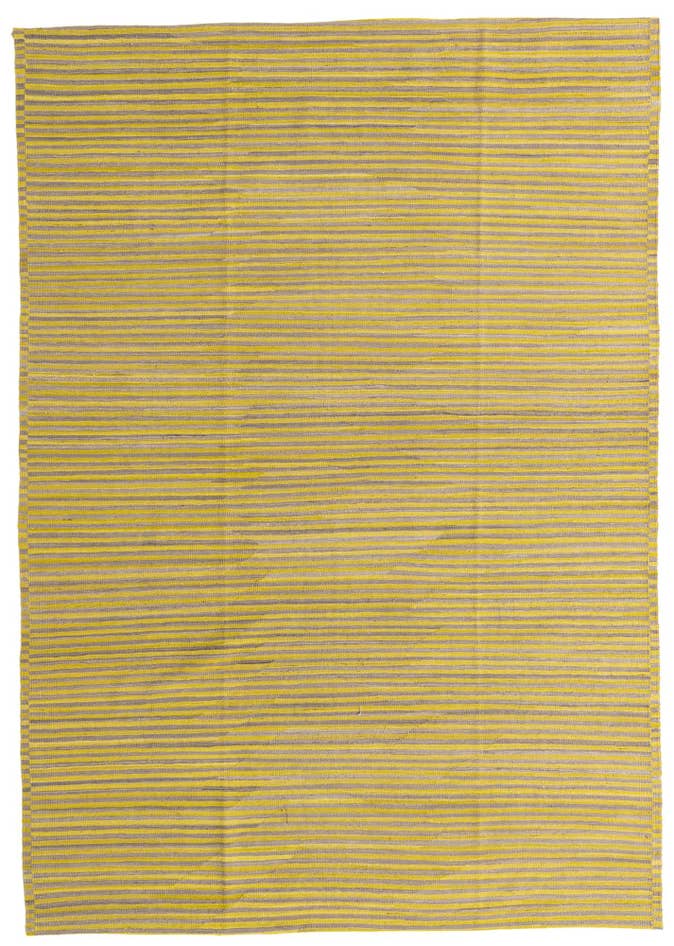Detail image of 6' 10 x 9' 8 Hand Woven Kilim Modern Wool Rug