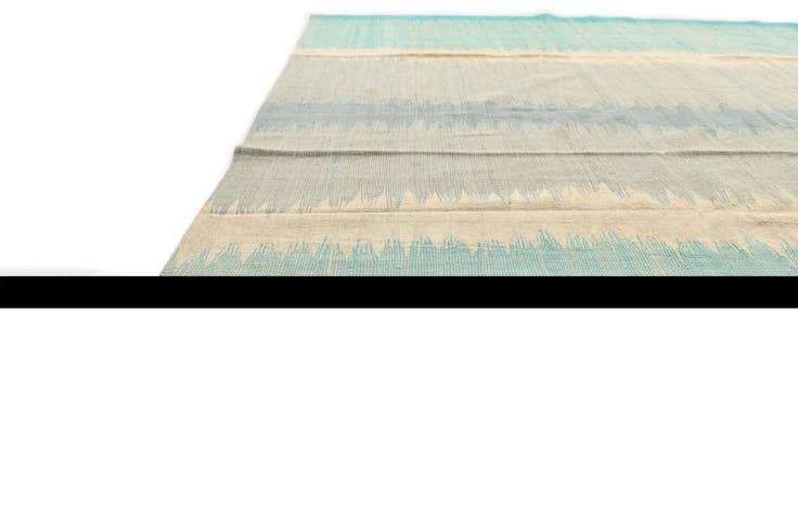 Detail image of 8' x 9' 8 Hand Woven Kilim Modern Wool Rug