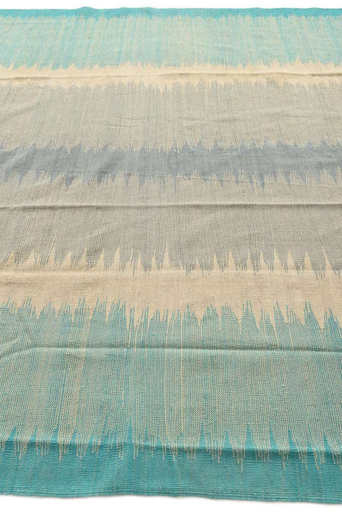 8' x 9' 8 Hand Woven Kilim Modern Wool Rug
