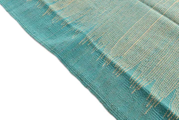 8' x 9' 8 Hand Woven Kilim Modern Wool Rug