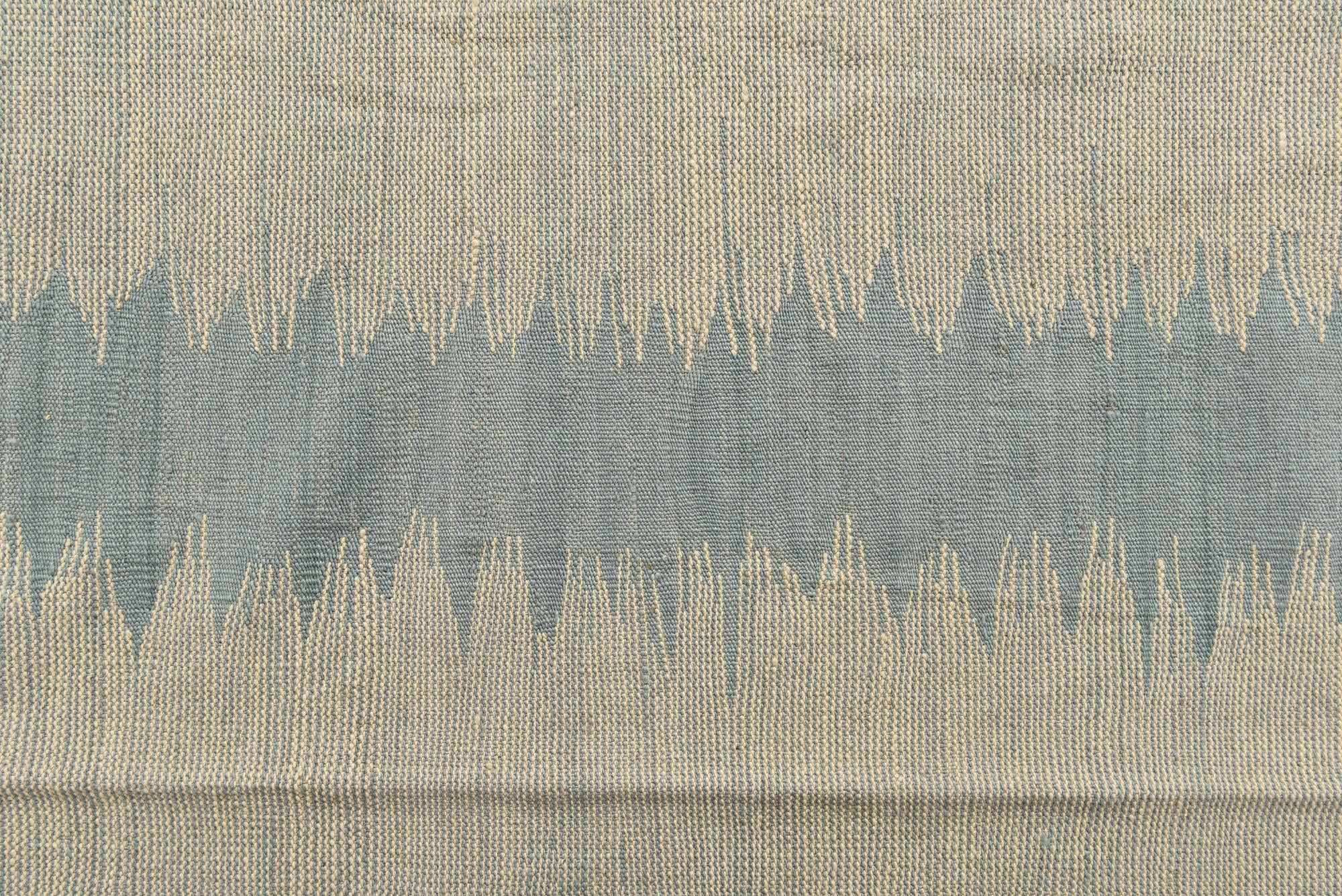 8' x 9' 8 Hand Woven Kilim Modern Wool Rug