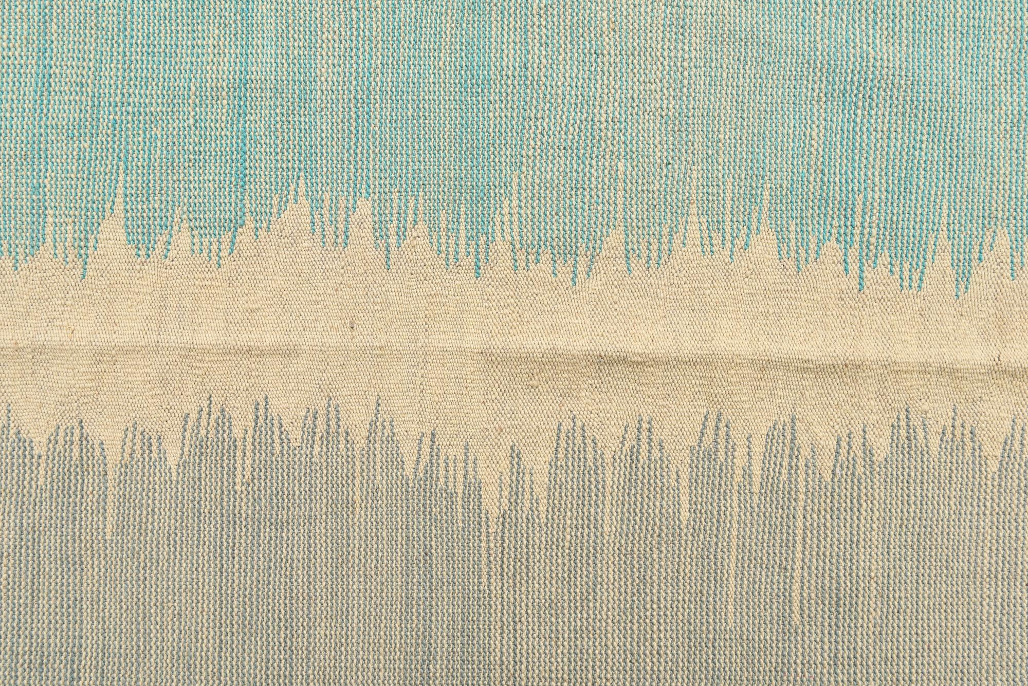 8' x 9' 8 Hand Woven Kilim Modern Wool Rug