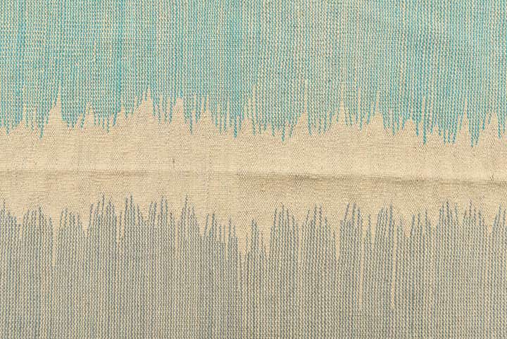 8' x 9' 8 Hand Woven Kilim Modern Wool Rug