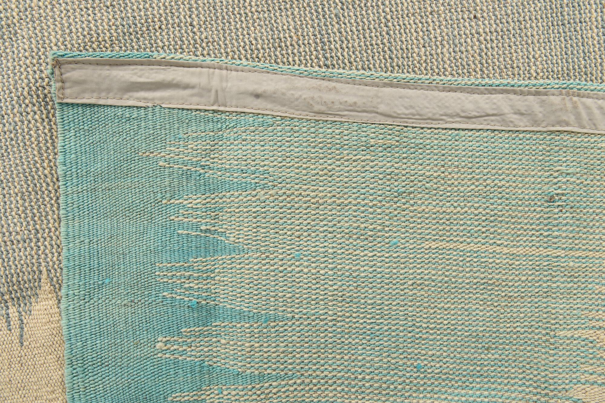 8' x 9' 8 Hand Woven Kilim Modern Wool Rug
