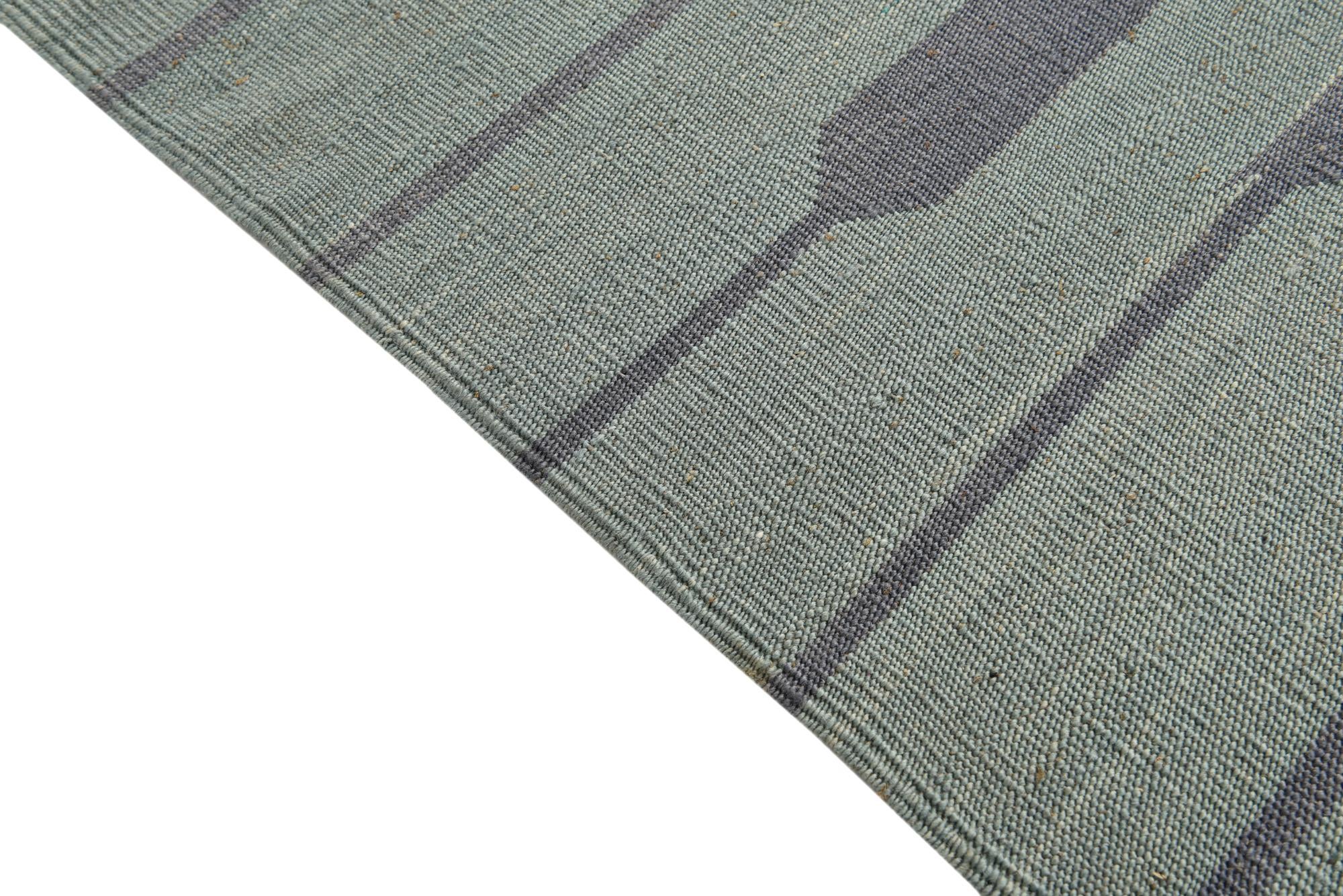 5' 6 x 7' 9 Hand Woven Kilim Modern Wool Rug