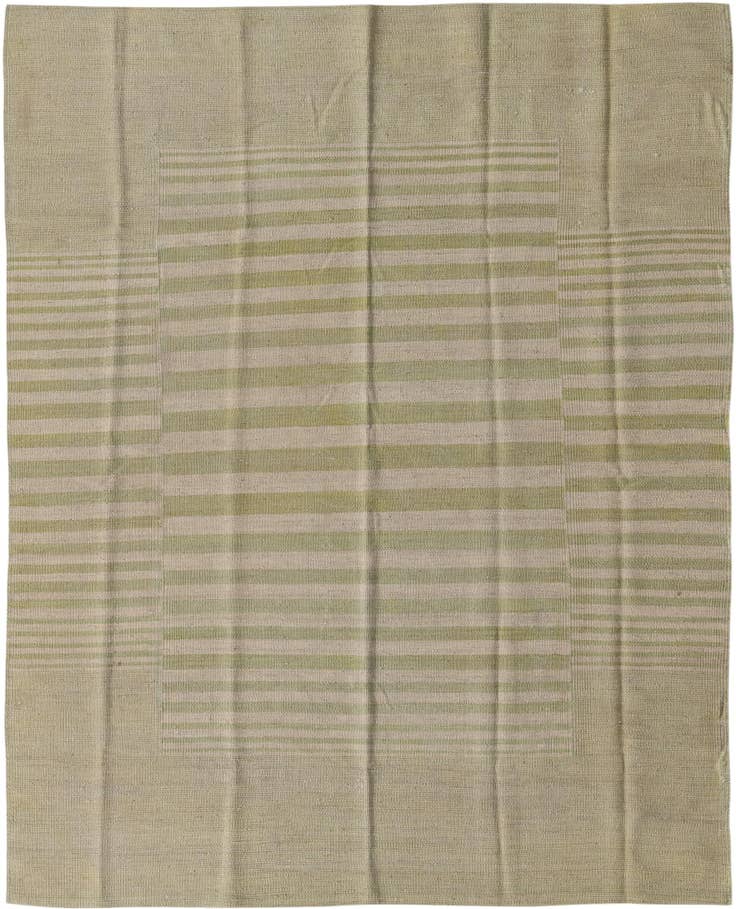 Detail image of 5' x 6' 5 Hand Woven Kilim Modern Wool Rug
