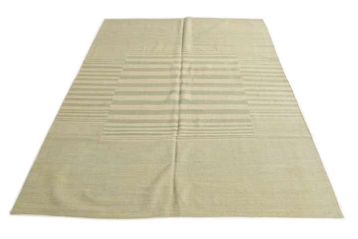 5' 9 x 7' 6 Hand Woven Kilim Modern Wool Rug