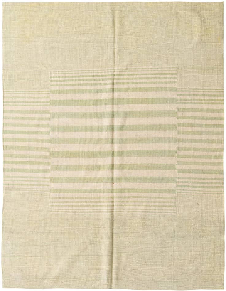 Detail image of 5' 9 x 7' 6 Hand Woven Kilim Modern Wool Rug