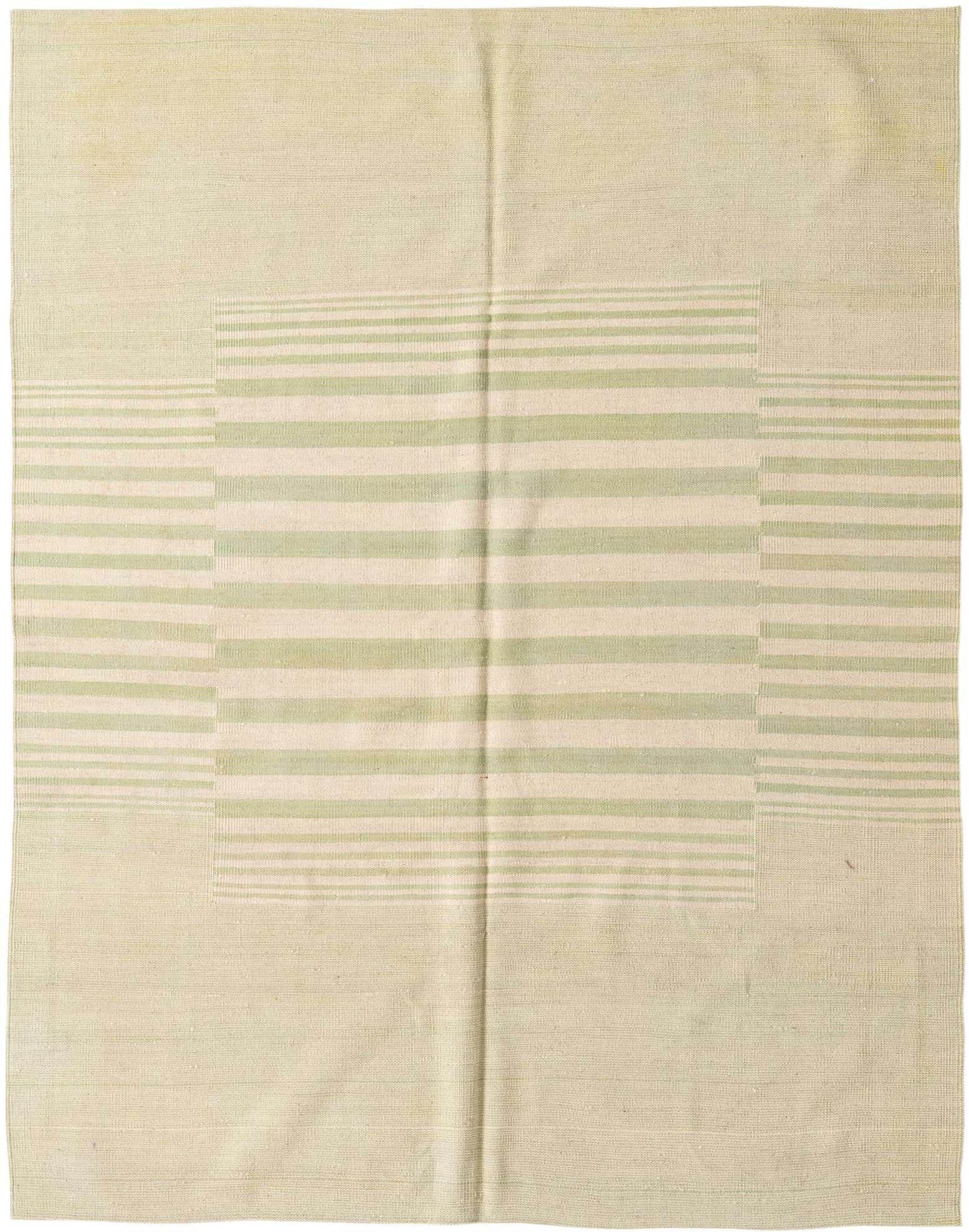 5' 9 x 7' 6 Hand Woven Kilim Modern Wool Rug