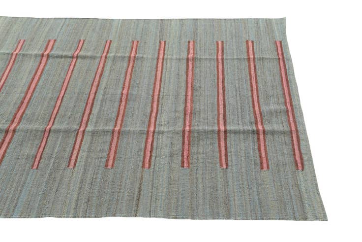 Detail image of 4' 2 x 6' Hand Woven Kilim Modern Wool Rug