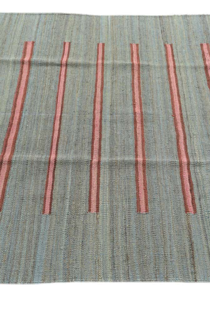 4' 2 x 6' Hand Woven Kilim Modern Wool Rug