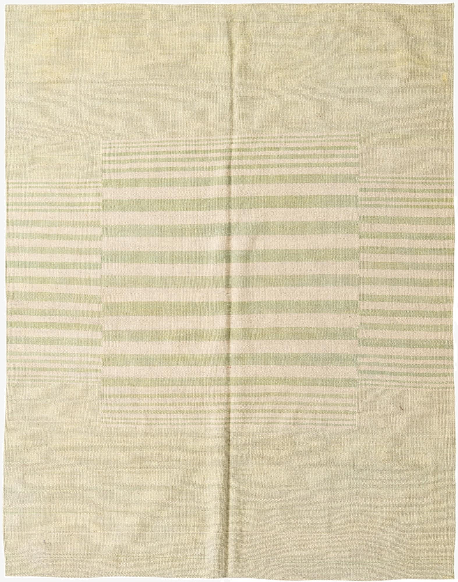 5' 9 x 7' 6  Hand Woven Kilim Modern Wool Rug