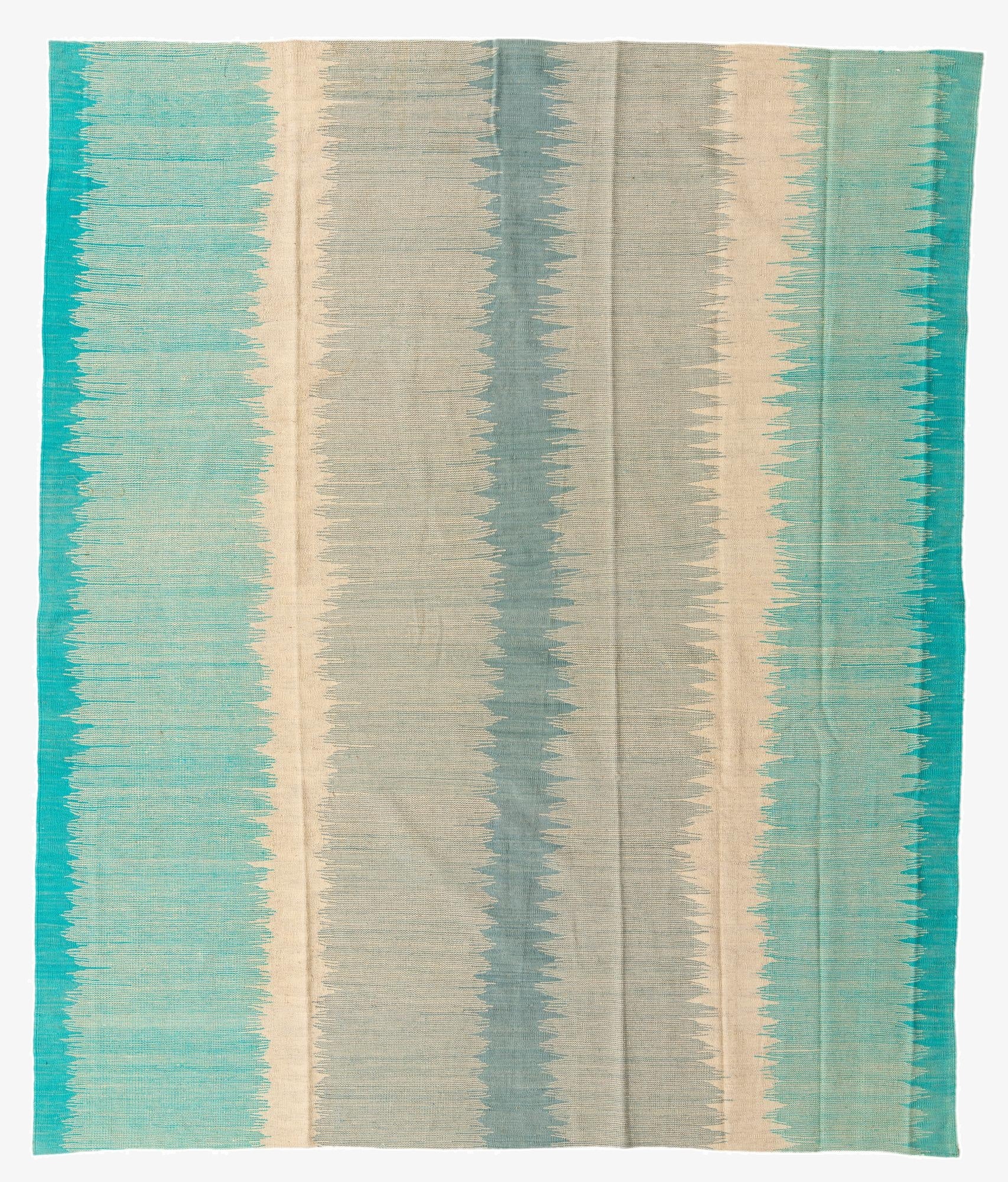 8' x 9' 8  Hand Woven Kilim Modern Wool Rug