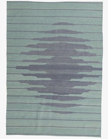 5' 6 x 7' 9 Hand Woven Kilim Modern Wool Rug