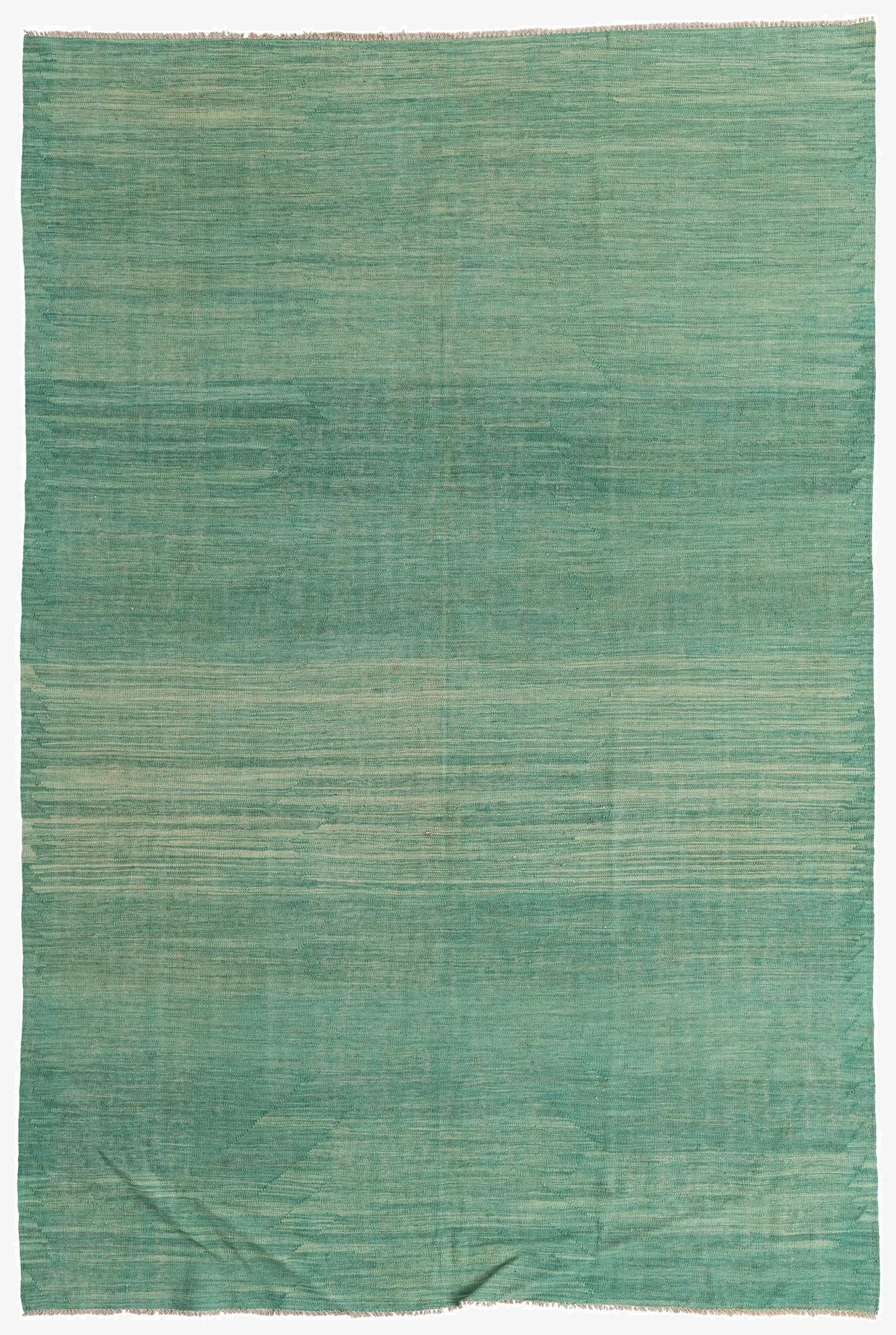 6' 6 x 9' 8  Hand Woven Kilim Modern Wool Rug