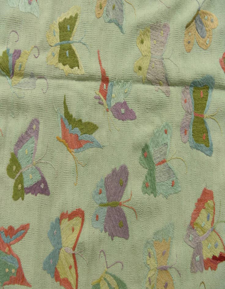 Detail image of 5' 7 x 7' 7  Hand Woven Kilim Suzani Wool Rug