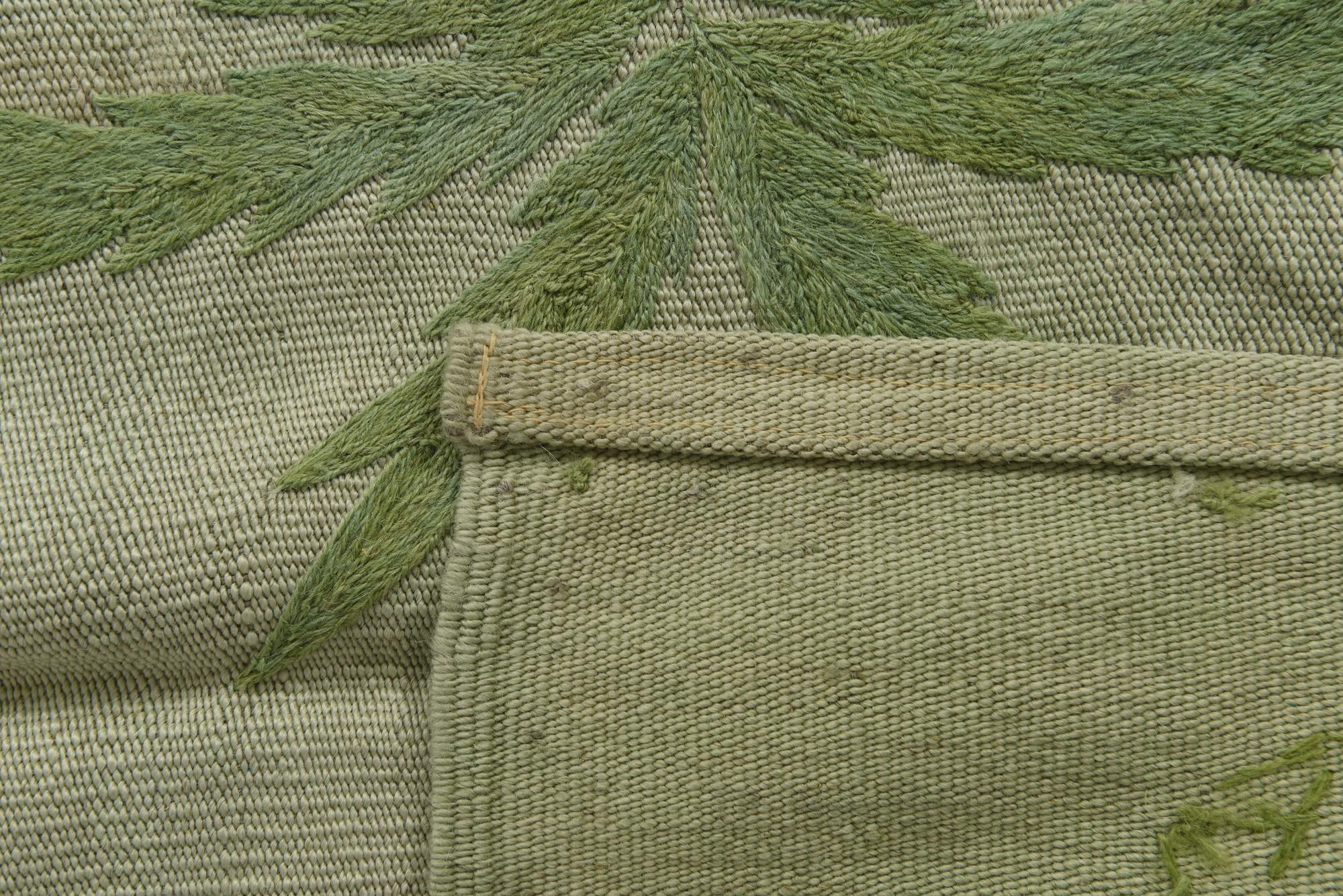 5' 4 x 7' 4 Hand Woven Kilim Suzani Wool Rug