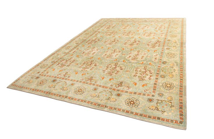 Detail image of 10' x 13' 11 Hand Knotted Kundan Rug