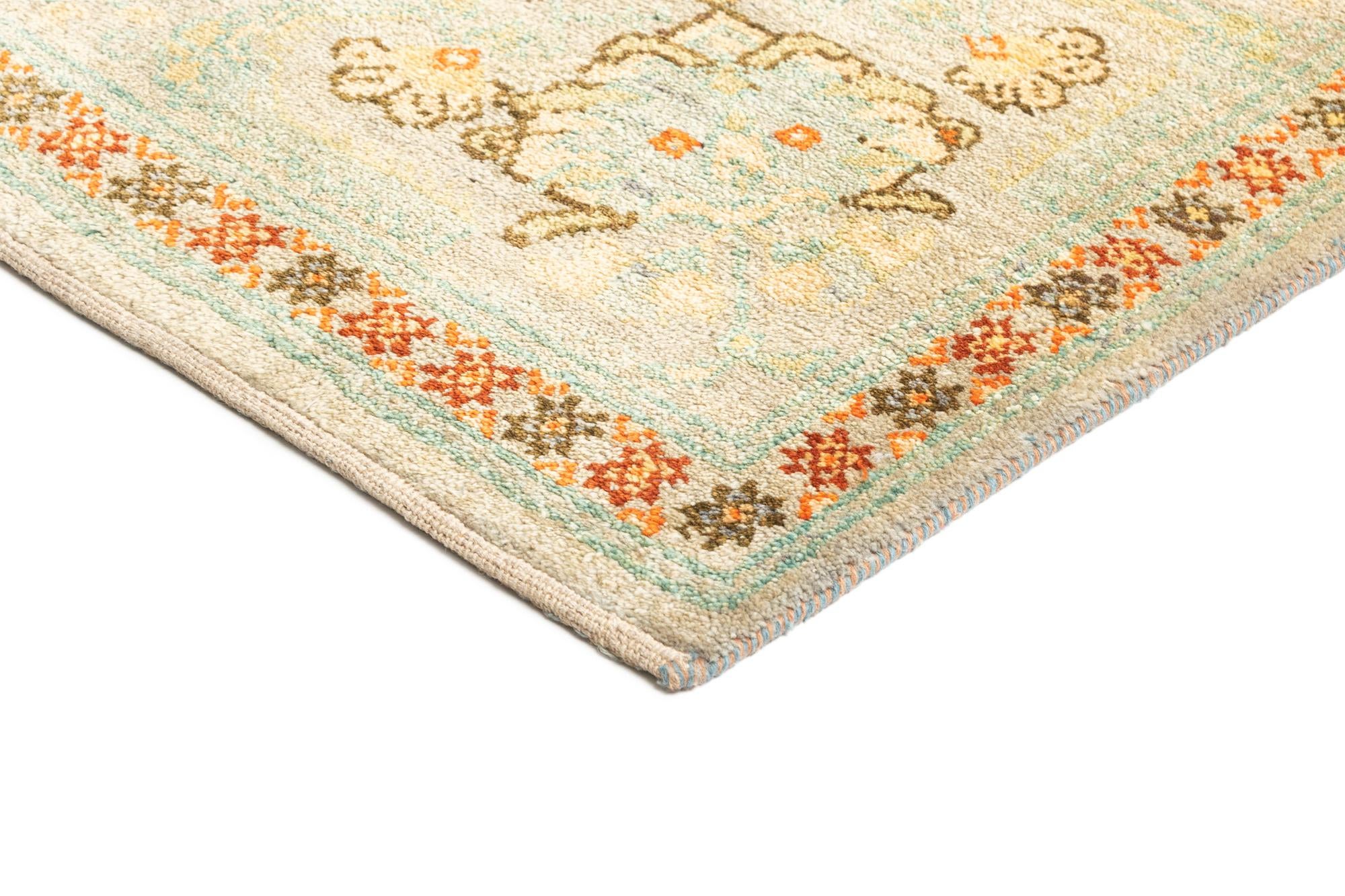 10' x 13' 11 Hand Knotted Kundan Rug