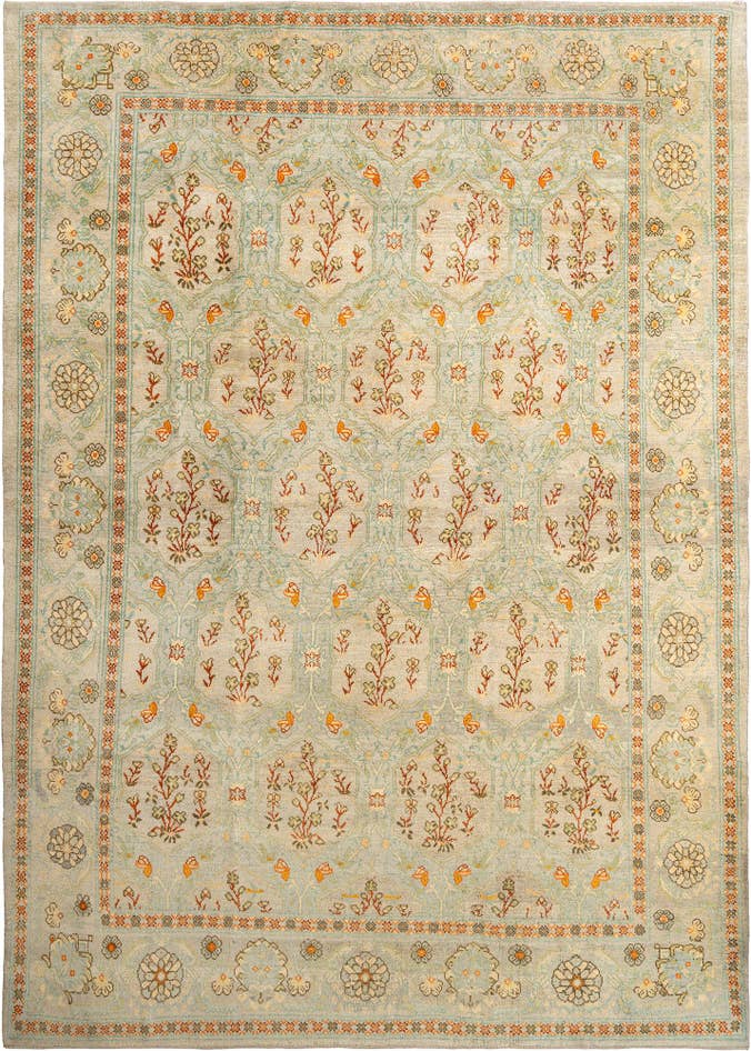 Detail image of 10' x 13' 11 Hand Knotted Kundan Rug