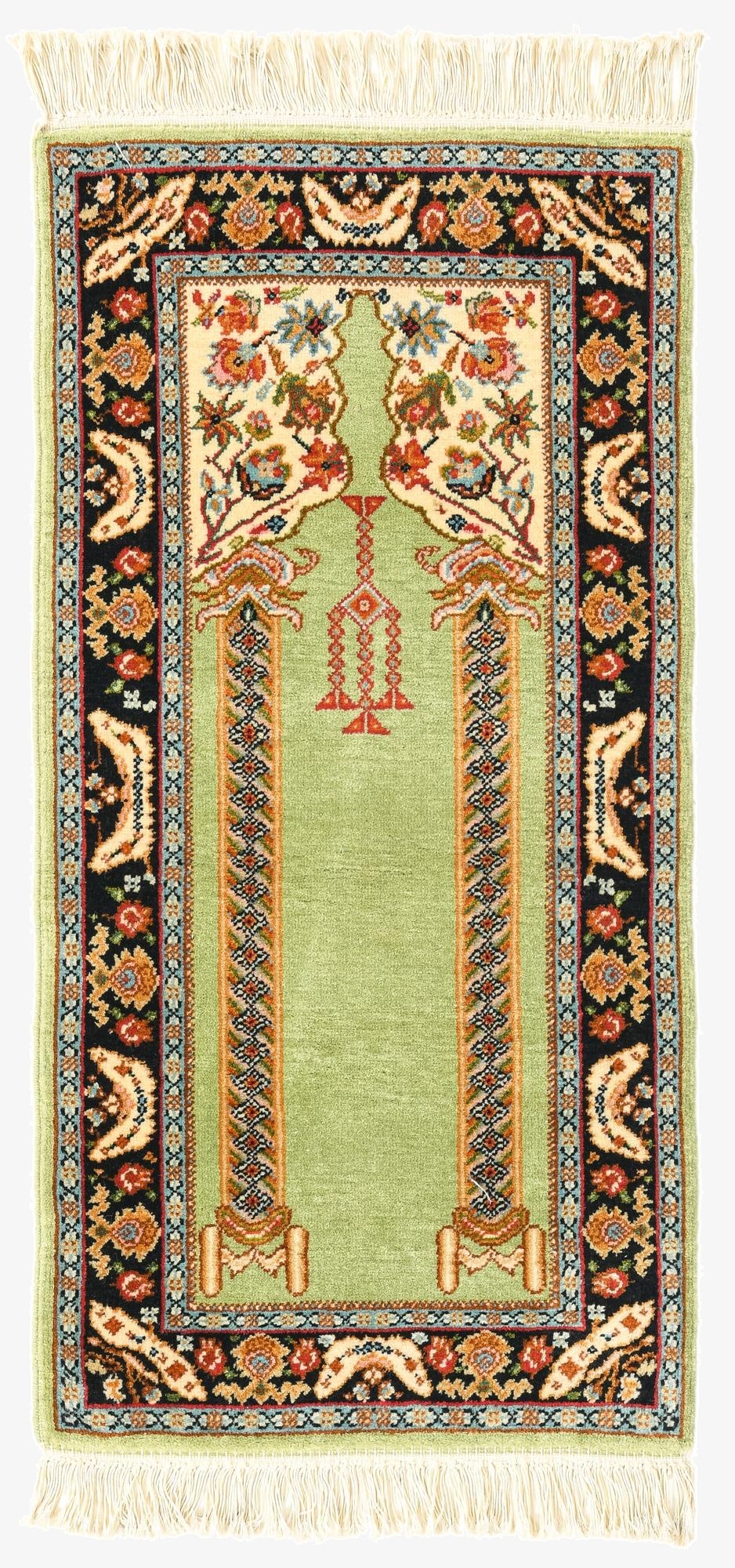 2' x 4'  Hand Knotted Lahour Wool Rug