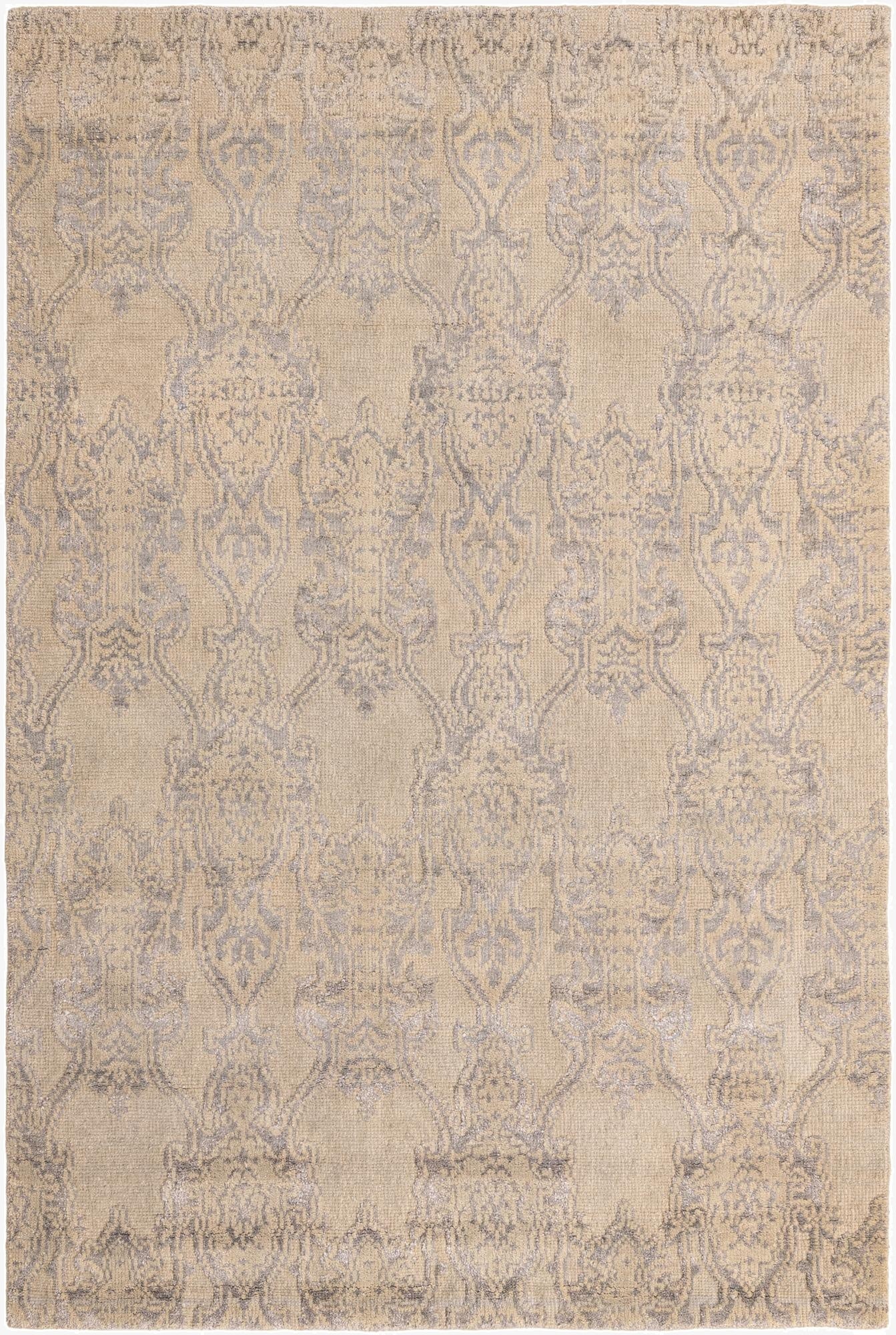 6' 2 x 9' 3  Hand Knotted Luna Rug