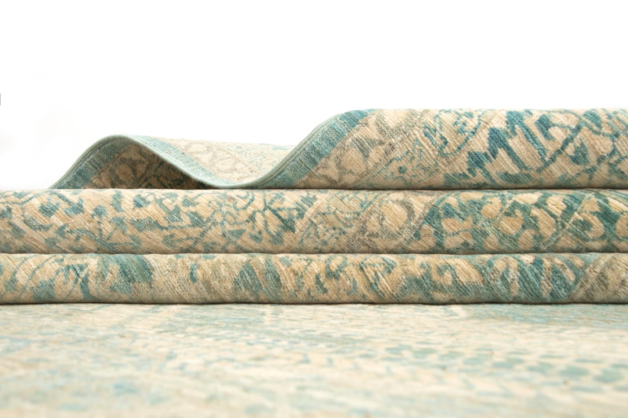 9' x 11' 9 Hand Knotted Mamluk Rug