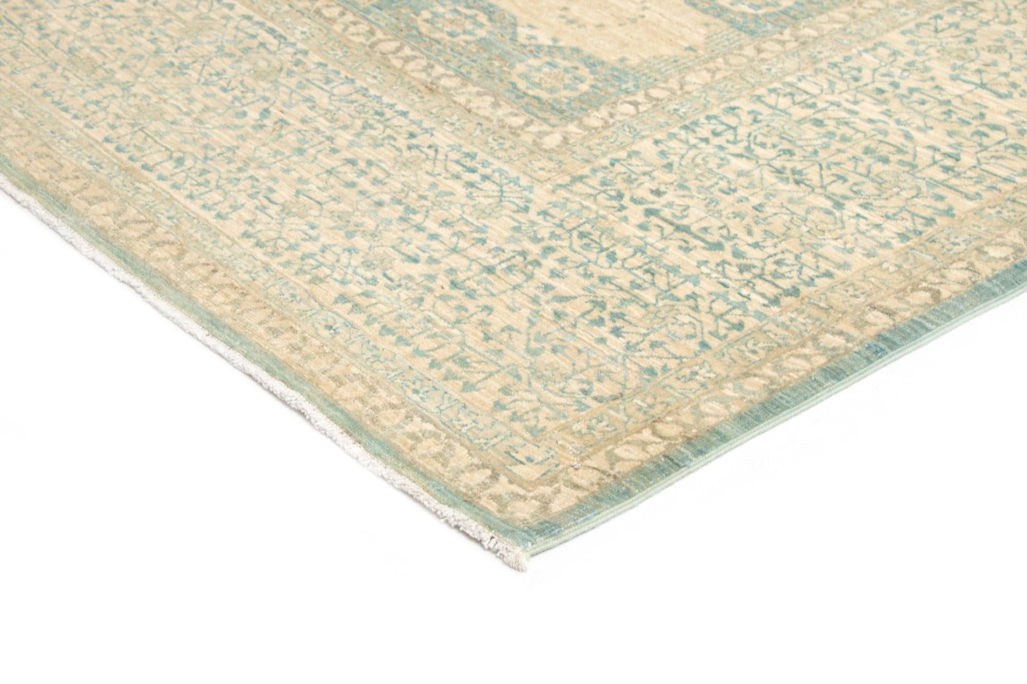 9' x 11' 9 Hand Knotted Mamluk Rug