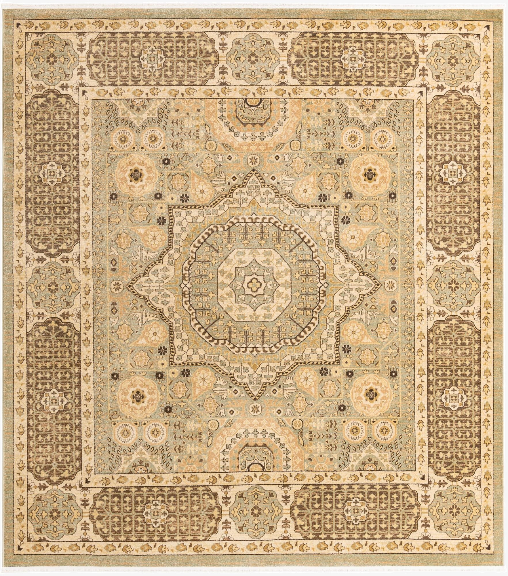 10' x 11' 4 Mamluk Rug