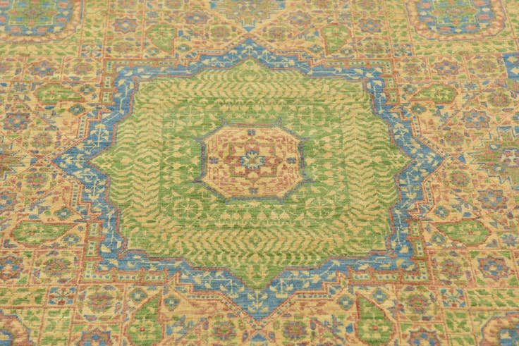 Detail image of 5' 10 x 8' 2 Hand Knotted Mamluk Ziegler Oriental Rug