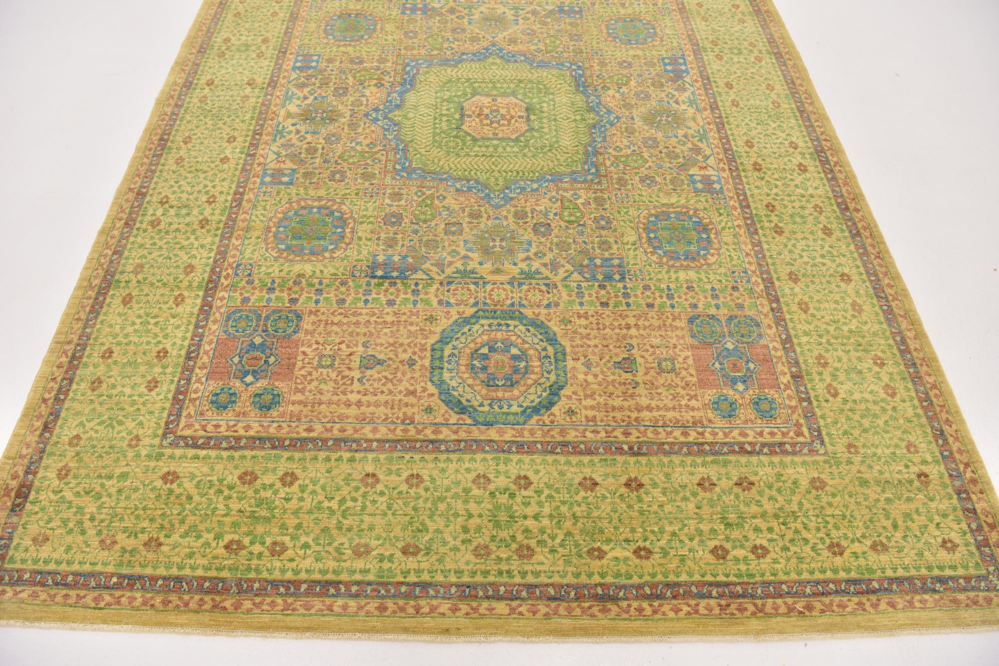 5' 10 x 8' 2 Hand Knotted Mamluk Ziegler Oriental Rug