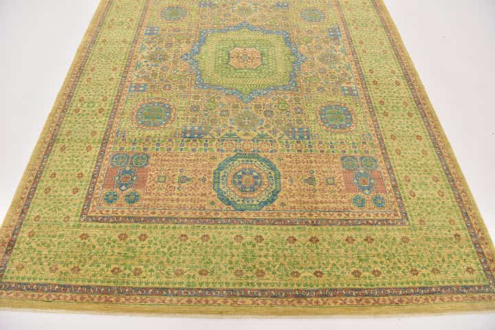 5' 10 x 8' 2 Hand Knotted Mamluk Ziegler Oriental Rug