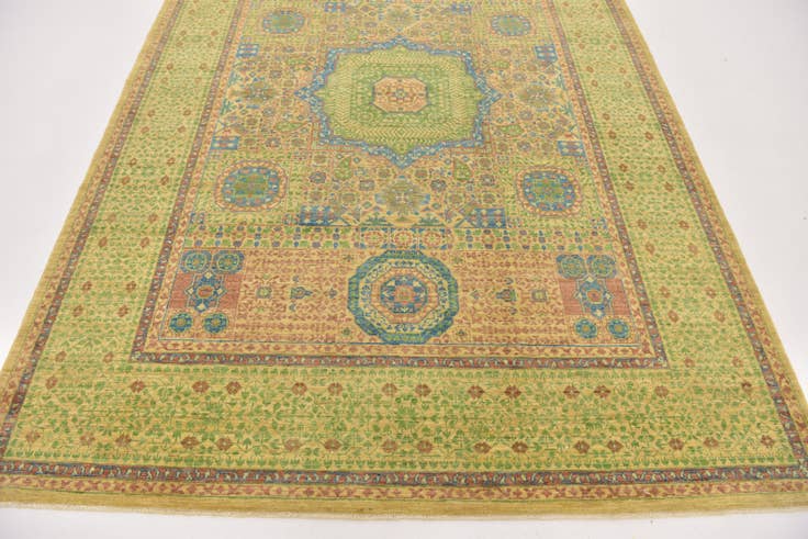 Detail image of 5' 10 x 8' 2 Hand Knotted Mamluk Ziegler Oriental Rug