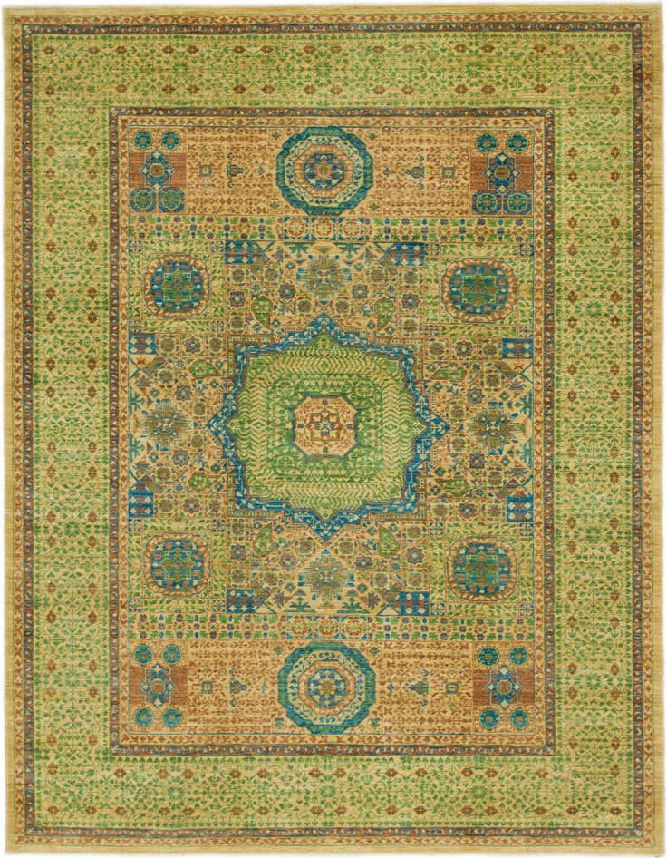 Detail image of 5' 10 x 8' 2 Hand Knotted Mamluk Ziegler Oriental Rug