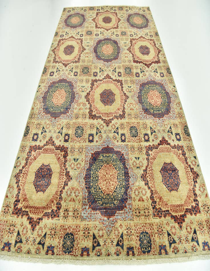 Detail image of 6' x 8' 9  Hand Knotted Mamluk Ziegler Rug
